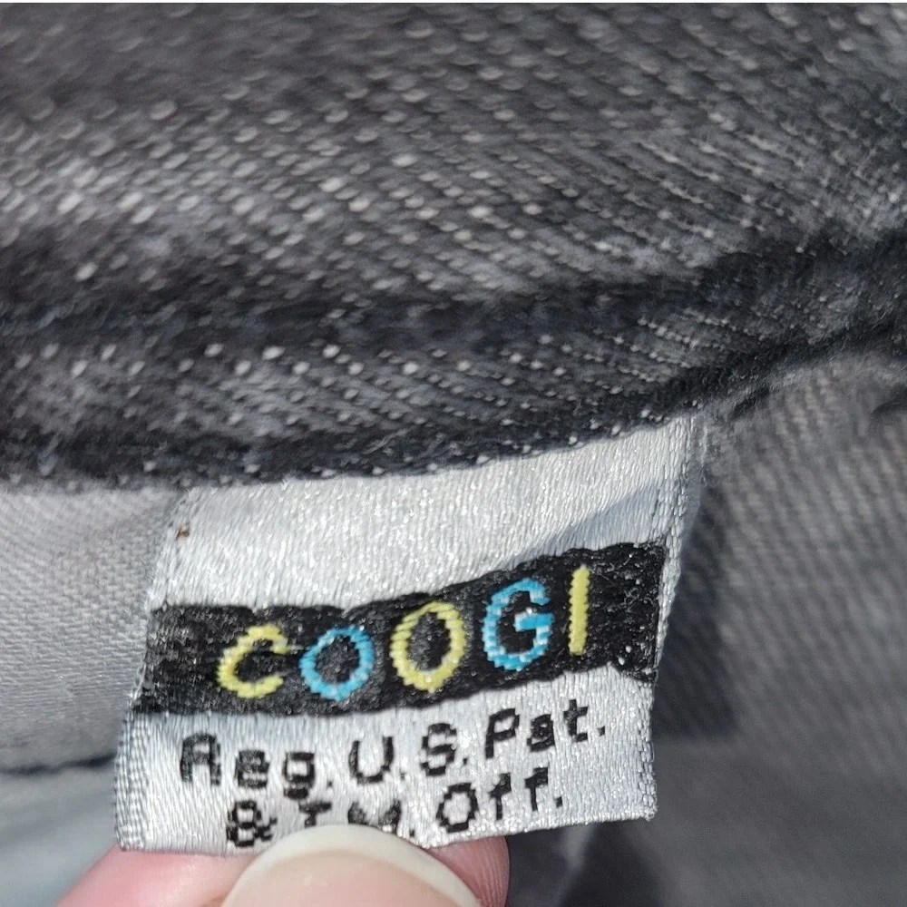 Coogi Jeans Men 46x36 Black Embroidered Logo Denim Streetwear Hip Hop Baggy‎